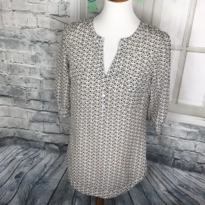 41 Hawthorn | Stitch Fix. White Printed blouse top